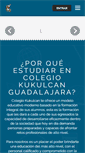 Mobile Screenshot of colegiokukulcanguadalajara.com